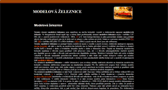 Desktop Screenshot of modelova-zeleznice.info